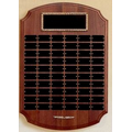 Perpetual Series Walnut Plaque w/ 60 Individual Plates (14"x20")